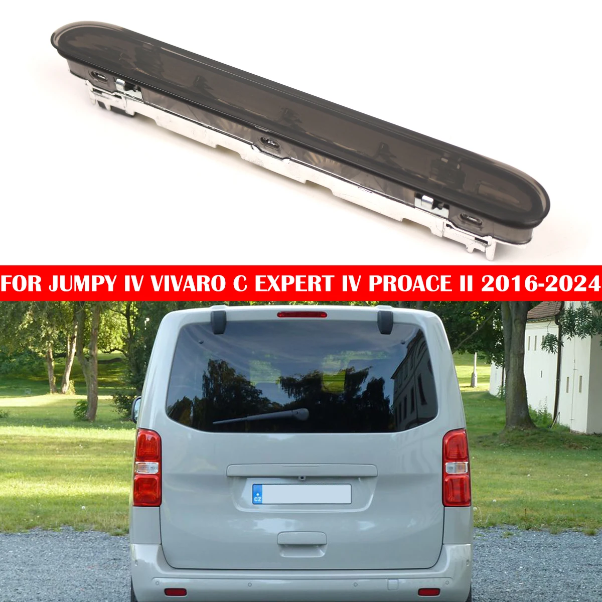 For OPEL VIVARO C For PEUGEOT EXPERT IV For TOYOTA PROACE II 9811325980 Smoked Third Brake LED Light Lamp For CITROEN JUMPY IV
For OPEL VIVARO C For PEUGEOT EXPERT IV For TOYOTA PROACE II 9811325980 Smoked Third Brake LED Light Lamp For CITROEN JUMPY IV