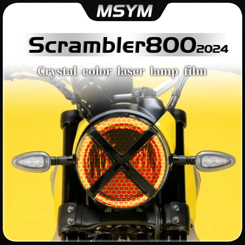 For Ducati SCRAMBLER 800 Scrambler 800 2024 Headlight protective film taillight film honeycomb laser film accessories
For Ducati SCRAMBLER 800 Scrambler 800 2024 Headlight protective film taillight film honeycomb laser film accessories