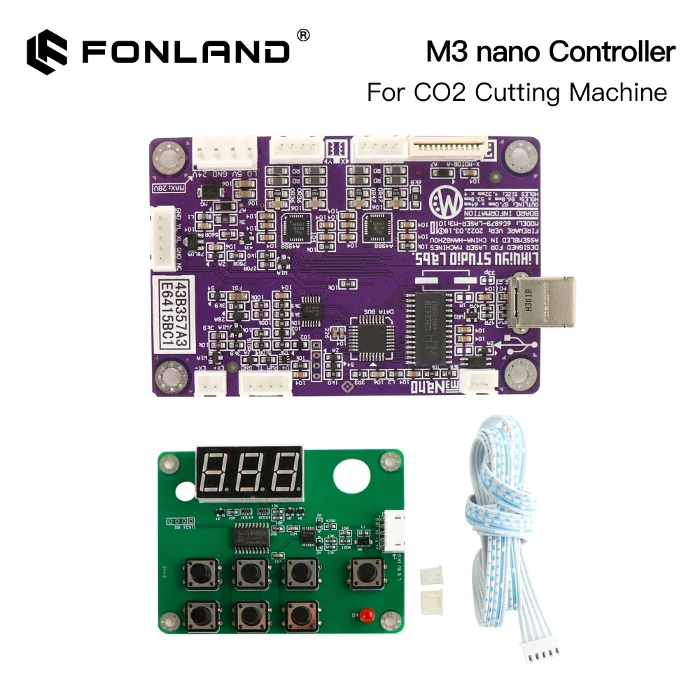 Fonland LIHUIYU M3 PLUS Nano Laser Controller Main Mother Board System M2 Upgrade 2025 Version With Cables Co2 Engraver Machine
Fonland LIHUIYU M3 PLUS Nano Laser Controller Main Mother Board System M2 Upgrade 2025 Version With Cables Co2 Engraver Machine