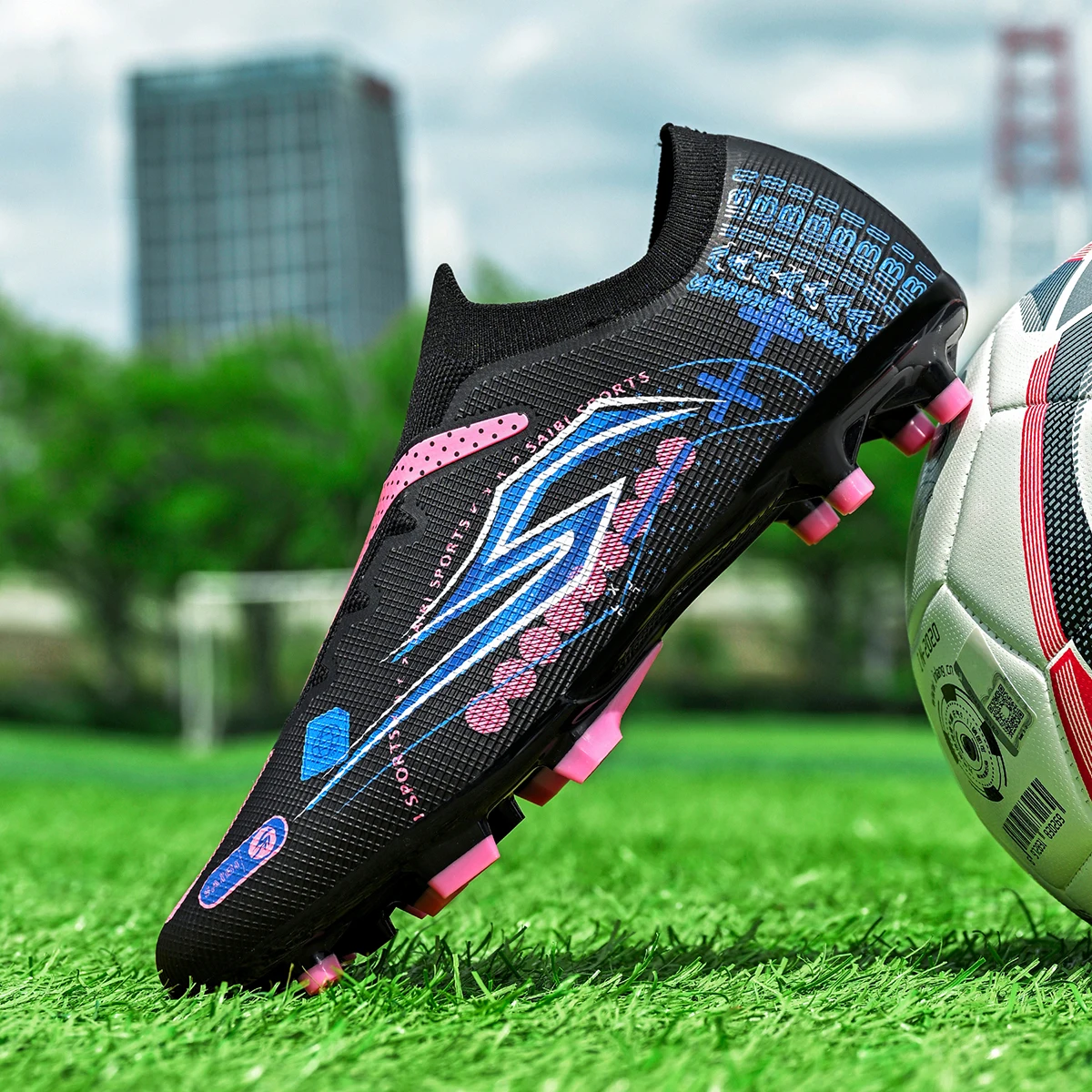 High Grip AG/FG Soccer Boots,TPU Non-slip Long Studs,Soft PU Fabric Composite Upper,Cost-effective Adult Teenager Sports Shoes
High Grip AG/FG Soccer Boots,TPU Non-slip Long Studs,Soft PU Fabric Composite Upper,Cost-effective Adult Teenager Sports Shoes