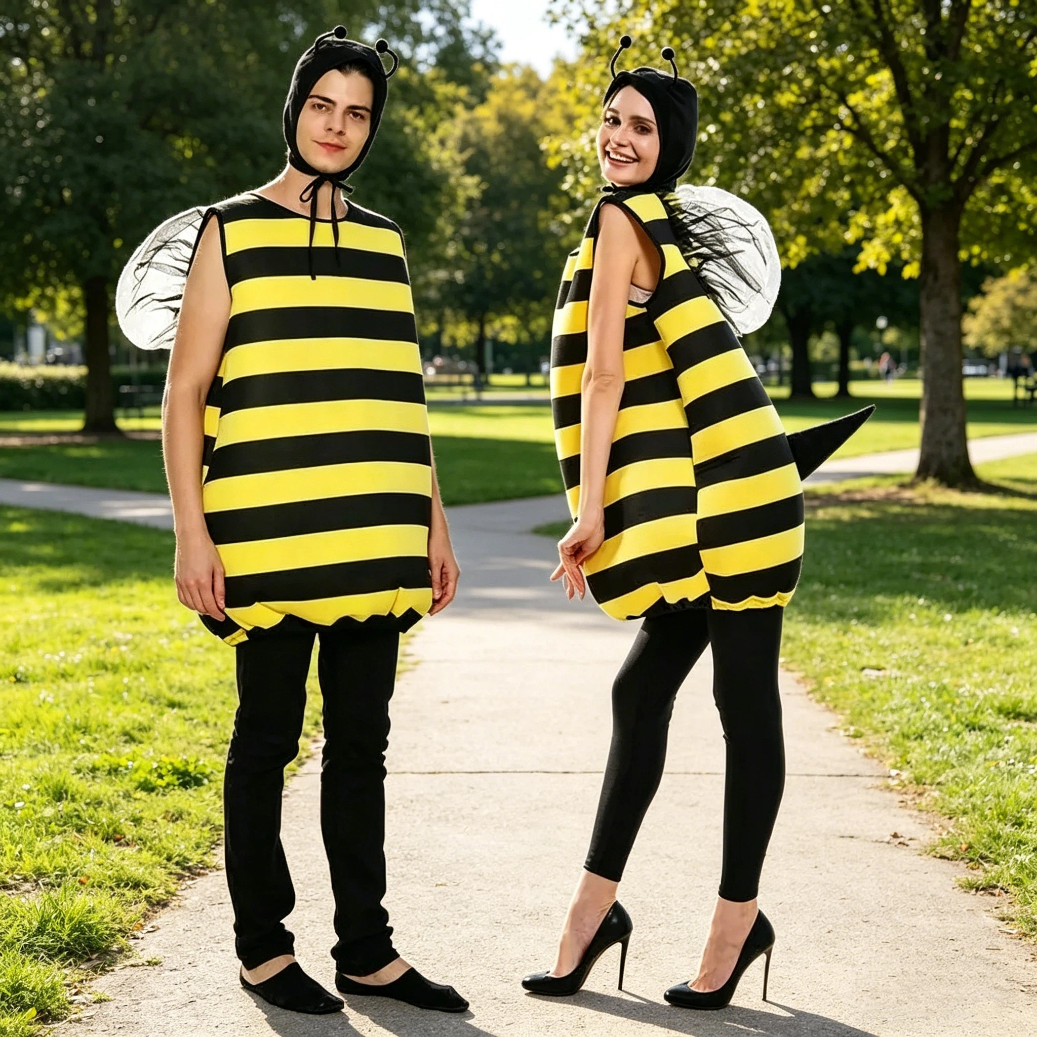 Adult Bumble Bee Cosplay Costume Men Women Halloween Easter Animals Funny Outfits Carnival Easter Purim Fancy Dress
Adult Bumble Bee Cosplay Costume Men Women Halloween Easter Animals Funny Outfits Carnival Easter Purim Fancy Dress