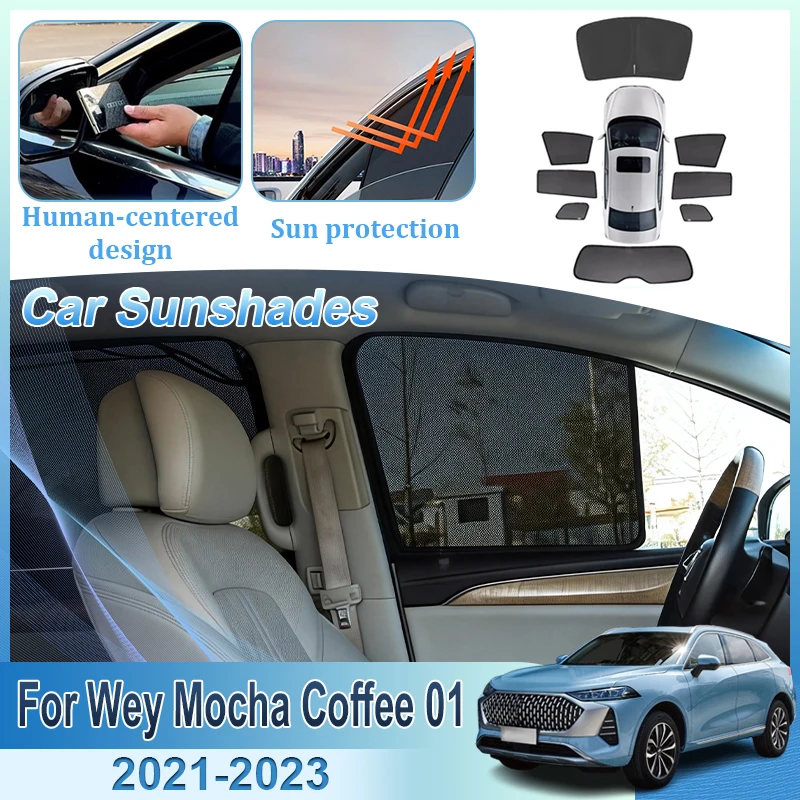 Sun Shade For Wey Mocha Coffee 01 2021 2022 2023 Car Mesh Sunshades Magnetic Window Visor Privacy Curtain Shading Accessories
Sun Shade For Wey Mocha Coffee 01 2021 2022 2023 Car Mesh Sunshades Magnetic Window Visor Privacy Curtain Shading Accessories