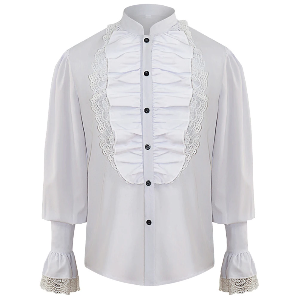 Blouse Mens Shirt Daily Polyester Renaissance Soft Steampunk Appointments Vampire Colonial Comfortable Cosplay
Blouse Mens Shirt Daily Polyester Renaissance Soft Steampunk Appointments Vampire Colonial Comfortable Cosplay