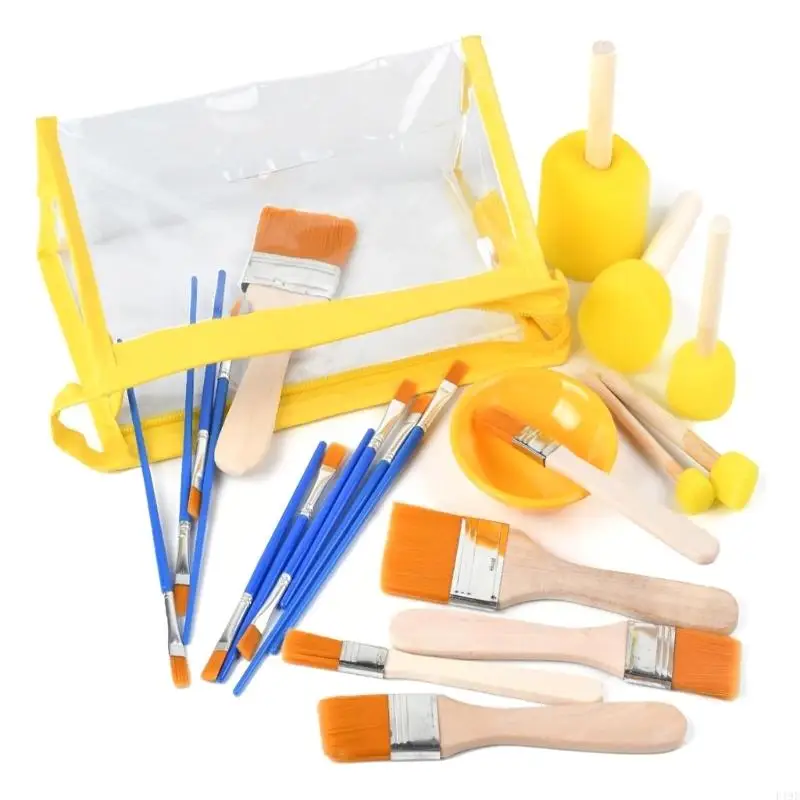 Complete Starter Decoupage Tool with Various Sizes 16 Brushes and Clear Storage Bag Perfect for Decoration Enthusiasts F19E
Complete Starter Decoupage Tool with Various Sizes 16 Brushes and Clear Storage Bag Perfect for Decoration Enthusiasts F19E