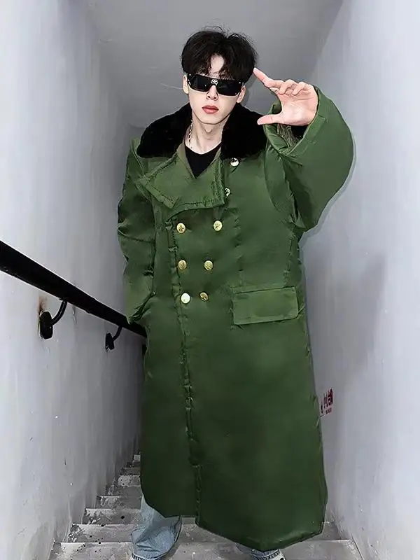 Thickened Fleece Winter Jacket Coat Medium Length with Fur Collar Cotton Clothes for Men Youth Fashion Warm Winter Outwear
Thickened Fleece Winter Jacket Coat Medium Length with Fur Collar Cotton Clothes for Men Youth Fashion Warm Winter Outwear