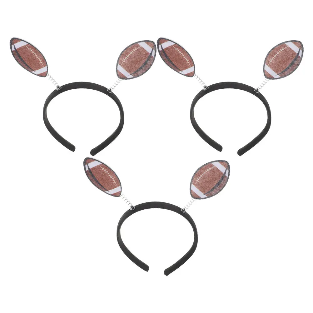 3Pcs Football Themed Headband Adjustable Fit for Party Supplies and Game Accessories Unique Design Rugby Headband
3Pcs Football Themed Headband Adjustable Fit for Party Supplies and Game Accessories Unique Design Rugby Headband