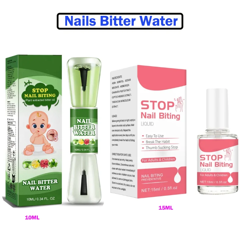 10/15ml Anti Nails Biting Solution Nails Bitter Water for Kids Bitter Melon Formula to Stop Finger Chewing and Guard Nails
10/15ml Anti Nails Biting Solution Nails Bitter Water for Kids Bitter Melon Formula to Stop Finger Chewing and Guard Nails