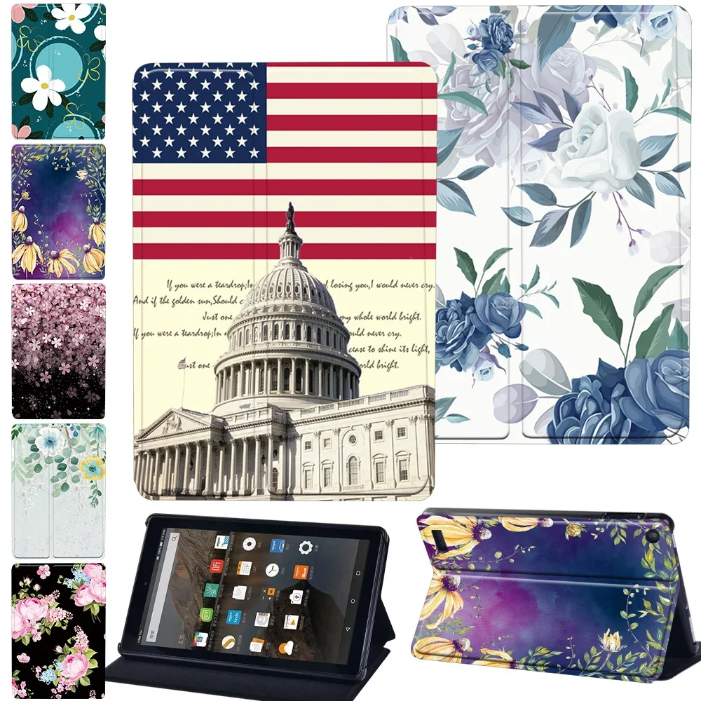 Tablet Leather Cover for Fire 7 (5th 7th 9th) /Fire HD 8 HD 8 plus/Fire HD 10/10 plus 11th gen 2021 Protective Tablet Stand Case
Tablet Leather Cover for Fire 7 (5th 7th 9th) /Fire HD 8 HD 8 plus/Fire HD 10/10 plus 11th gen 2021 Protective Tablet Stand Case