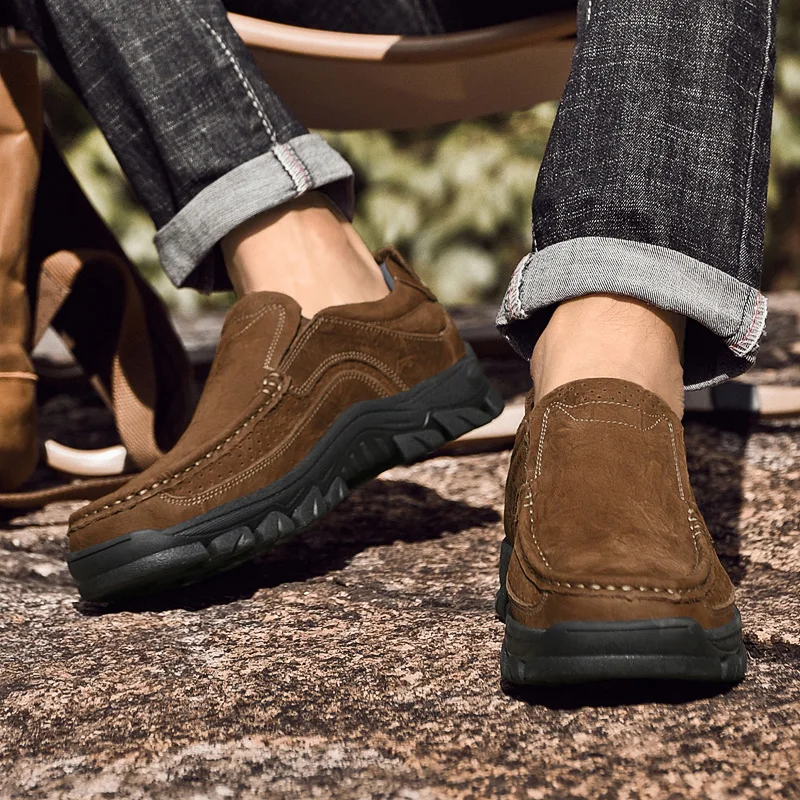 Fashion Italian Style Men's Loafers Luxury Brand Top Layer Cowhide Business Casual Shoes High-quality Handmade Comfortable Shoes
Fashion Italian Style Men's Loafers Luxury Brand Top Layer Cowhide Business Casual Shoes High-quality Handmade Comfortable Shoes