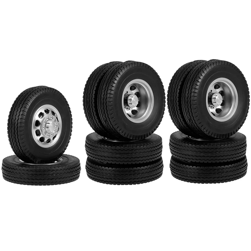 B05C-6PCS Metal Front And Rear Wheel Hub Rubber Tire Wheel Tyres Complete Set For 1/14 Tamiya RC Trailer Tractor Truck Car A
B05C-6PCS Metal Front And Rear Wheel Hub Rubber Tire Wheel Tyres Complete Set For 1/14 Tamiya RC Trailer Tractor Truck Car A