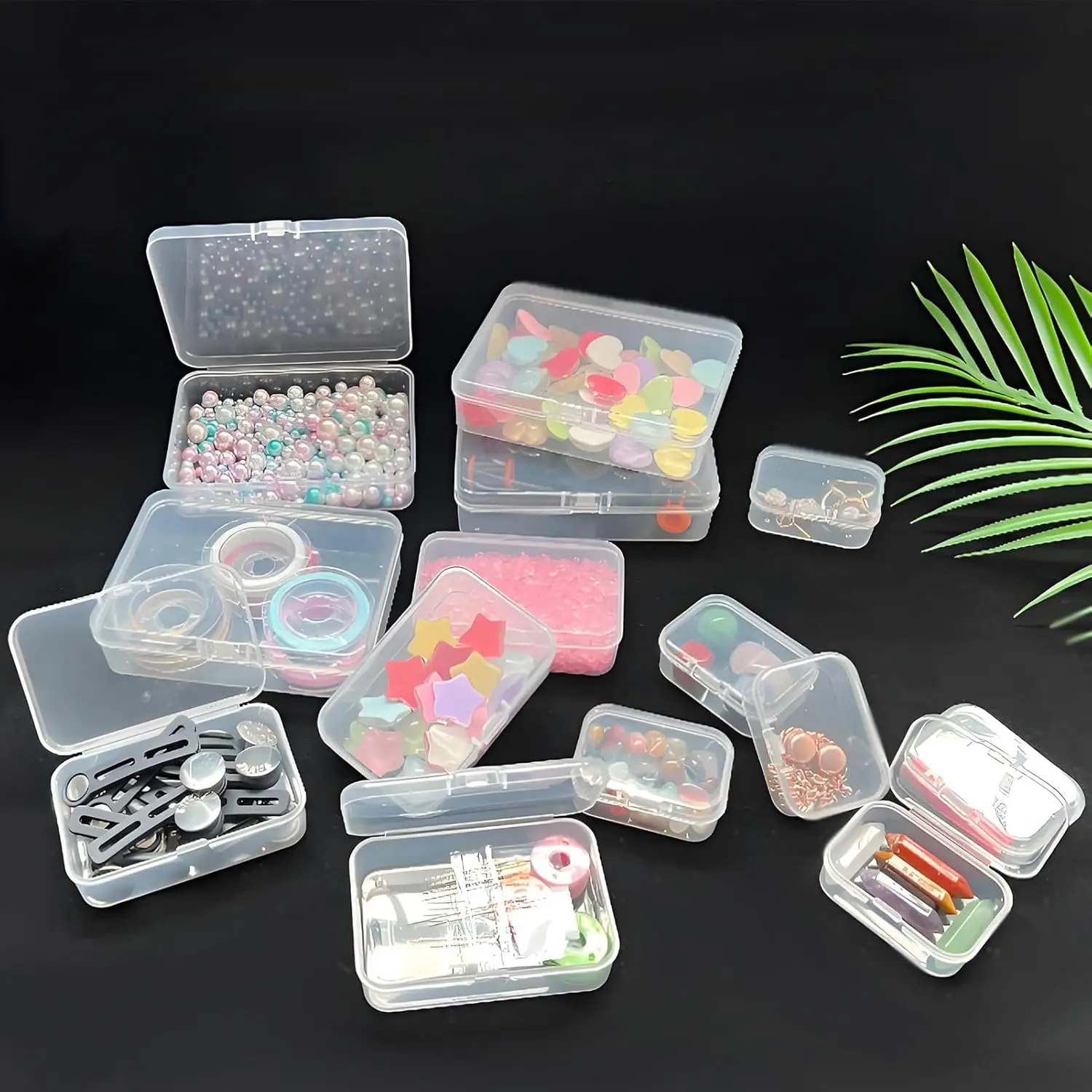28 Pcs Small Plastic Boxes Bead Organizers and Storage with Lids,for Jewelry Making Organizer,Containers Hair Accessories, Earri
28 Pcs Small Plastic Boxes Bead Organizers and Storage with Lids,for Jewelry Making Organizer,Containers Hair Accessories, Earri