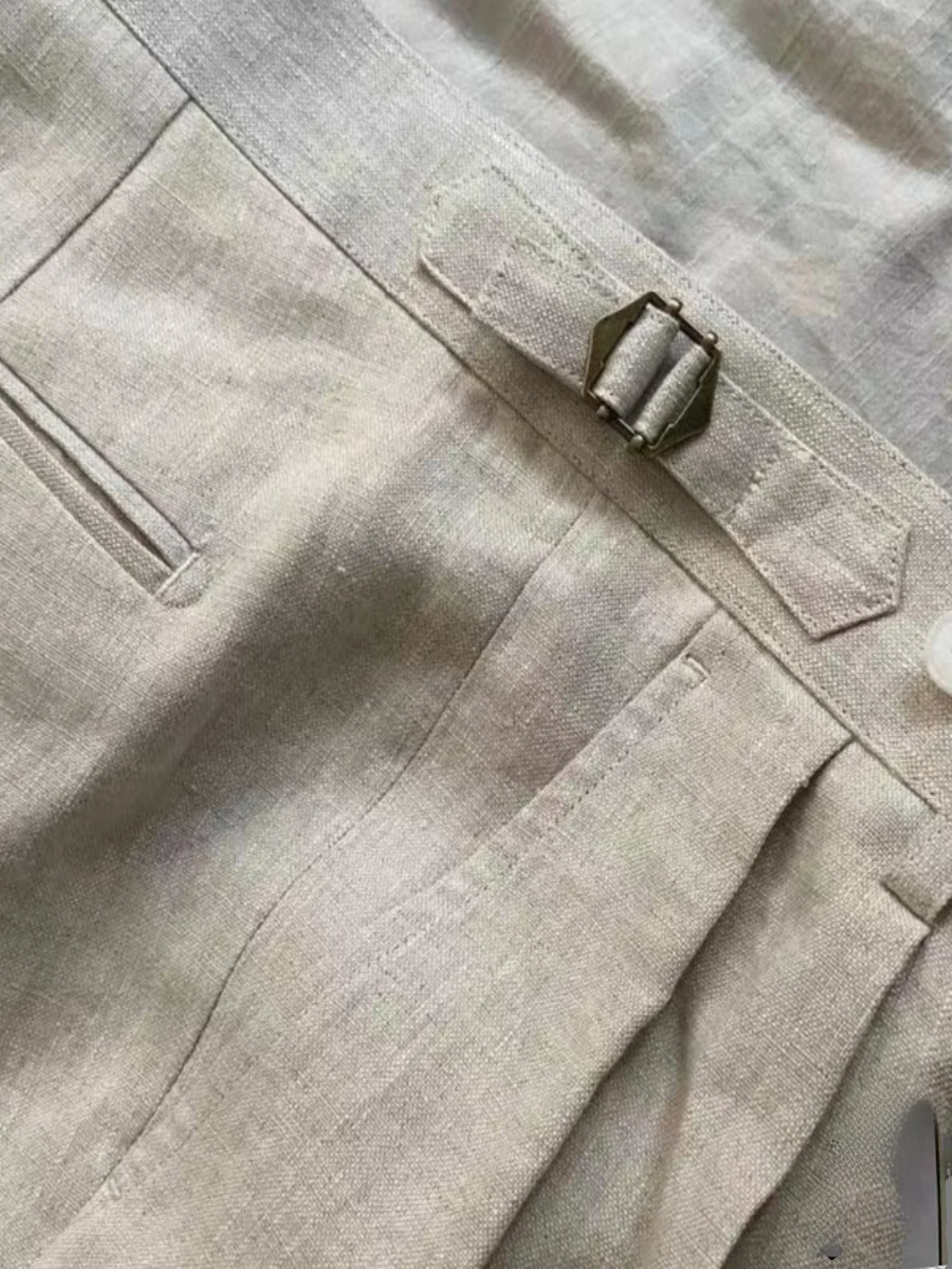 Summer Men's Linen Neapolitan Italian Style Casual Nine-Piece Paris Button Thin Straight Leg Pants Fashionable Urban Youth Ca...
Summer Men's Linen Neapolitan Italian Style Casual Nine-Piece Paris Button Thin Straight Leg Pants Fashionable Urban Youth Ca...