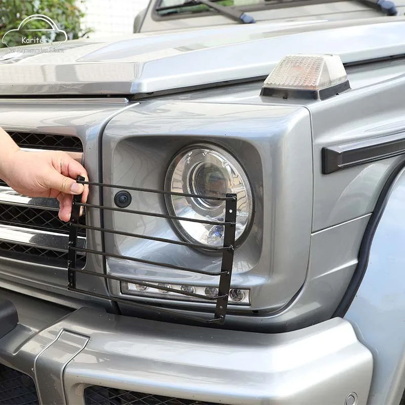For Mercedes-Benz G-Class W463 2004-2018 Carbon Steel Car Styling Headlight Protective Mesh Cover Anti-Collision Accessories
For Mercedes-Benz G-Class W463 2004-2018 Carbon Steel Car Styling Headlight Protective Mesh Cover Anti-Collision Accessories