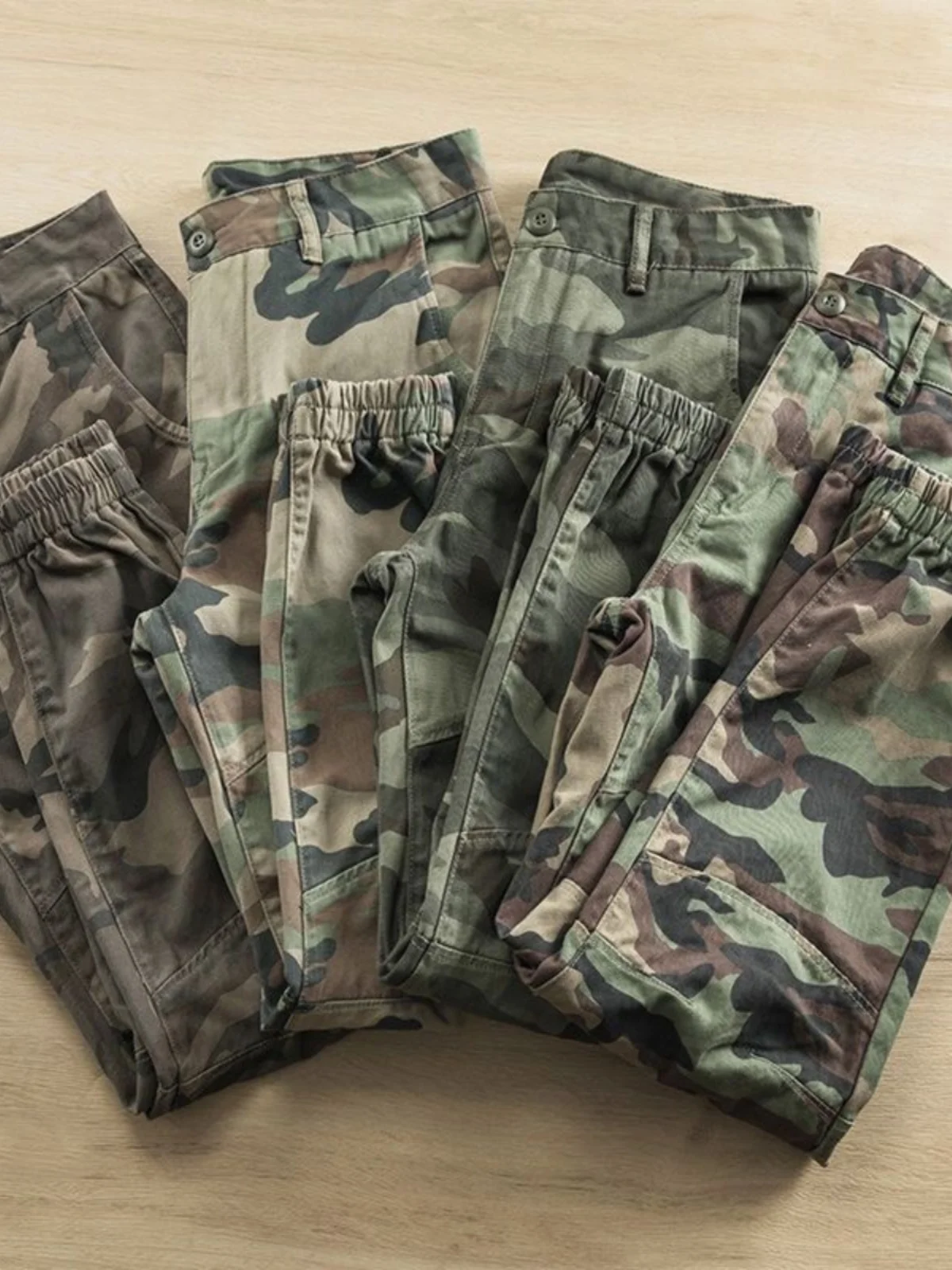 Men's Camouflage Work Trousers Spring Autumn Pure Cotton Wear Resistant Casual Pants Youth Faion Brand Military een
Men's Camouflage Work Trousers Spring Autumn Pure Cotton Wear Resistant Casual Pants Youth Faion Brand Military een
