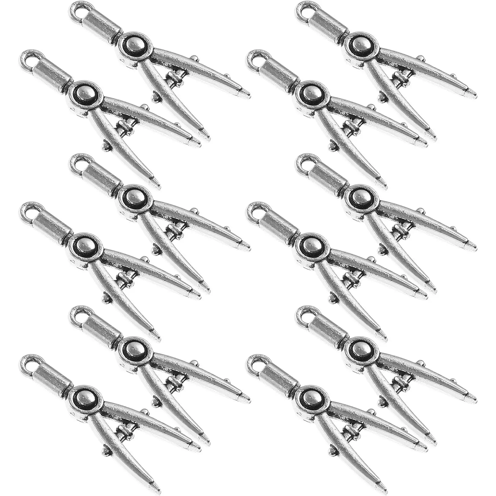 50 Pcs Compasses Accessories Jewelry School Themed Pendant Silver Zinc Alloy Charm
50 Pcs Compasses Accessories Jewelry School Themed Pendant Silver Zinc Alloy Charm