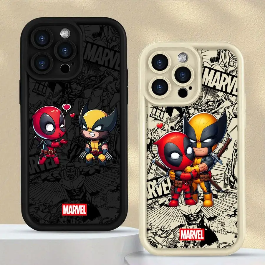 Phone Case for iPhone 13 15 Plus 16e 14+ 13Pro 16 Pro Max 15Pro 14 12 11 Soft Cover 16+ Wolverine And Deadpool
Phone Case for iPhone 13 15 Plus 16e 14+ 13Pro 16 Pro Max 15Pro 14 12 11 Soft Cover 16+ Wolverine And Deadpool
