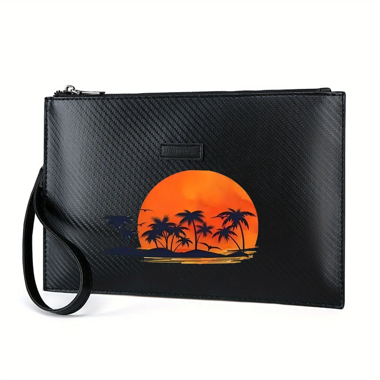 Palm trees sun birds ocean sunset Elegant Printed PU Men's Handbag Fashionable and Practical for Everyday Carry
Palm trees sun birds ocean sunset Elegant Printed PU Men's Handbag Fashionable and Practical for Everyday Carry