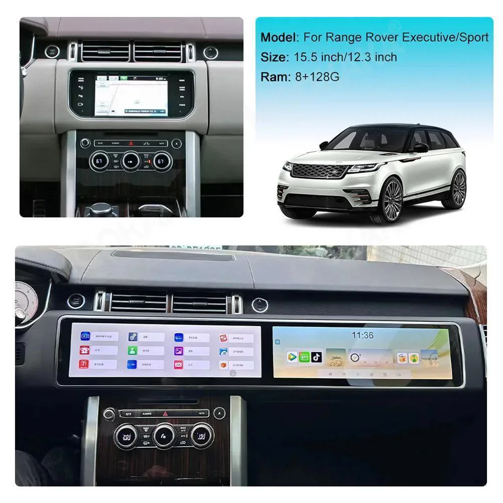 Android Dual Screen For Land Rover Range Rover Sport L494 2013 2017 Carplay Autoradio Car Multimedia Video Player GPS Navigation
Android Dual Screen For Land Rover Range Rover Sport L494 2013 2017 Carplay Autoradio Car Multimedia Video Player GPS Navigation
