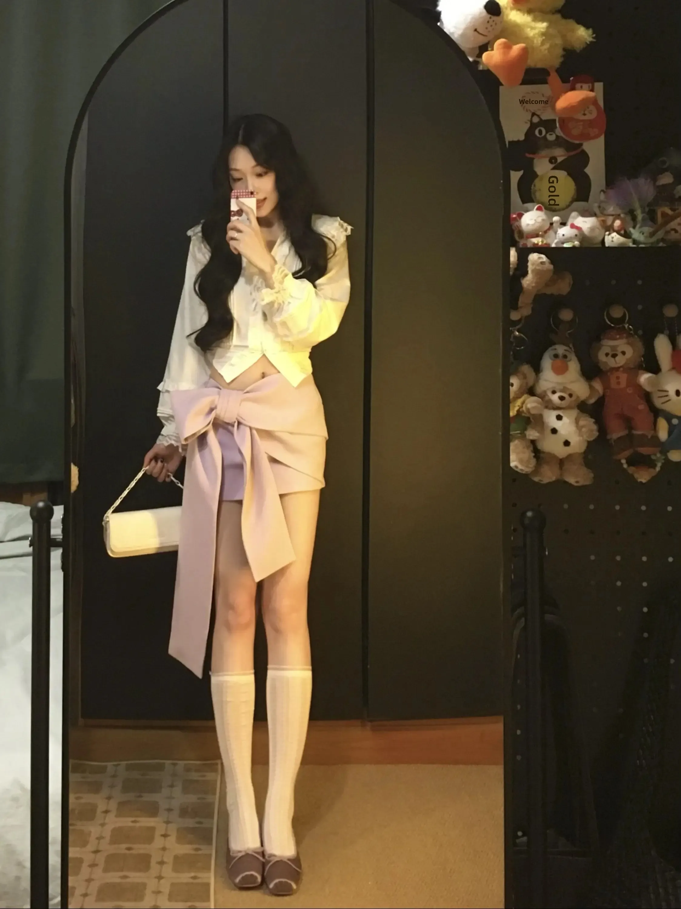 Retro Lavender Knot A-Line Skirt Women's Spring Autumn New Style Versatile Beautiful Bodycon Skirt Casual Leisure
Retro Lavender Knot A-Line Skirt Women's Spring Autumn New Style Versatile Beautiful Bodycon Skirt Casual Leisure