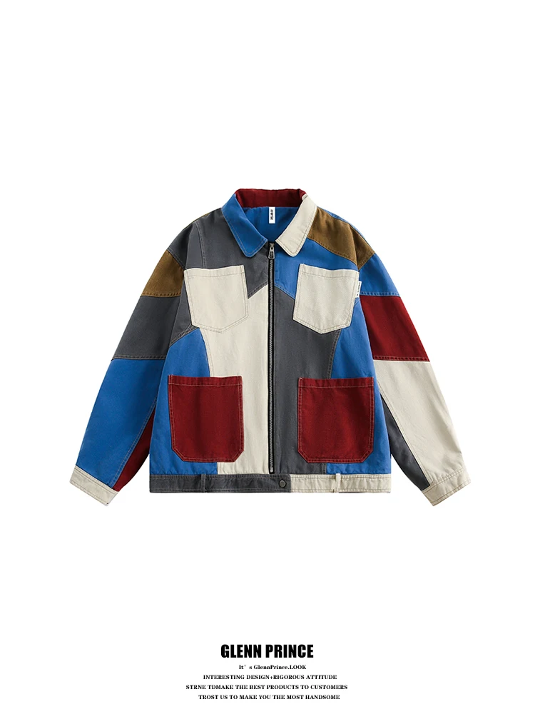 Color Blo Workwear Jaet for Men Autumn New Design Unique Couple Outerwear Loose Fit Youthful ular Cotton Polyester
Color Blo Workwear Jaet for Men Autumn New Design Unique Couple Outerwear Loose Fit Youthful ular Cotton Polyester