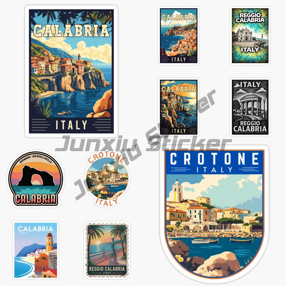 CALABRIA TROPEA CROTONE ITALIA Beautiful Scenery Car Stickers Vinyl PVC Self-adhesive Decoration Waterproof Decals
CALABRIA TROPEA CROTONE ITALIA Beautiful Scenery Car Stickers Vinyl PVC Self-adhesive Decoration Waterproof Decals