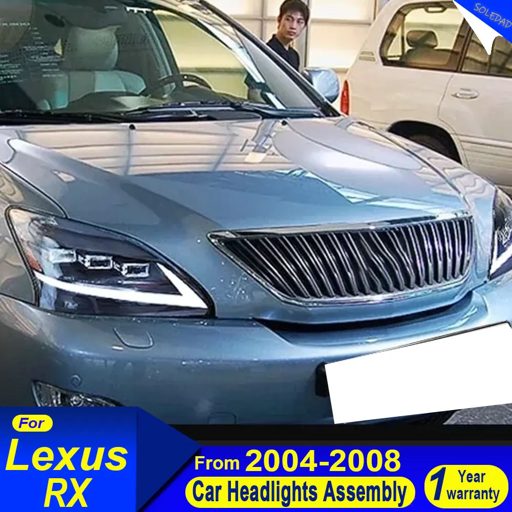 A pair Car Headlights For Lexus RX 2003-2008 RX300 RX330 RX350 RX400h Modified Full Led Front Lights Assembly Auto Accessories
A pair Car Headlights For Lexus RX 2003-2008 RX300 RX330 RX350 RX400h Modified Full Led Front Lights Assembly Auto Accessories