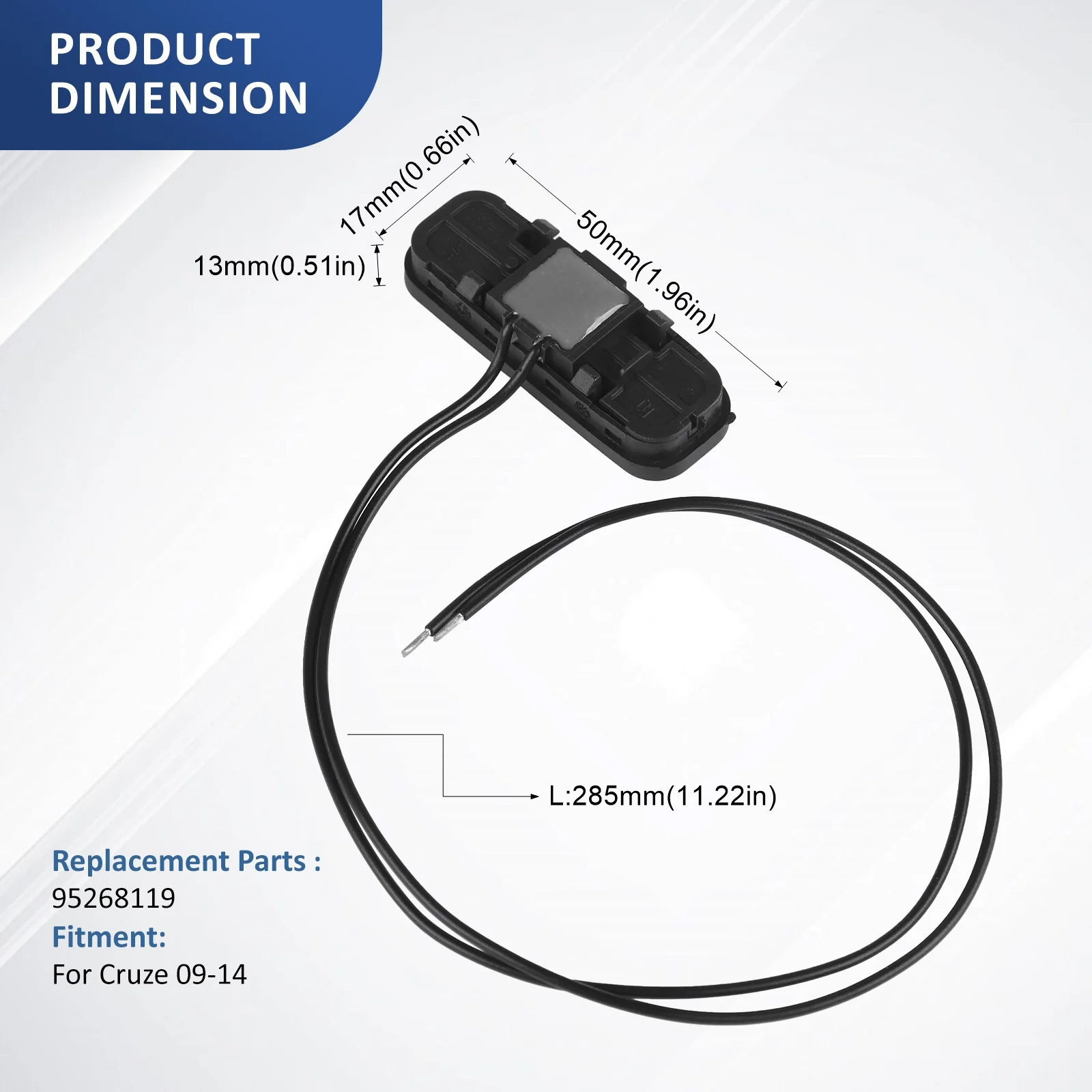 95268119 95057238 95270497 95474100 For Chevy Chevrolet CRUZE Orlando Rear Trunk Lid Release Switch Button Repair Kit
95268119 95057238 95270497 95474100 For Chevy Chevrolet CRUZE Orlando Rear Trunk Lid Release Switch Button Repair Kit