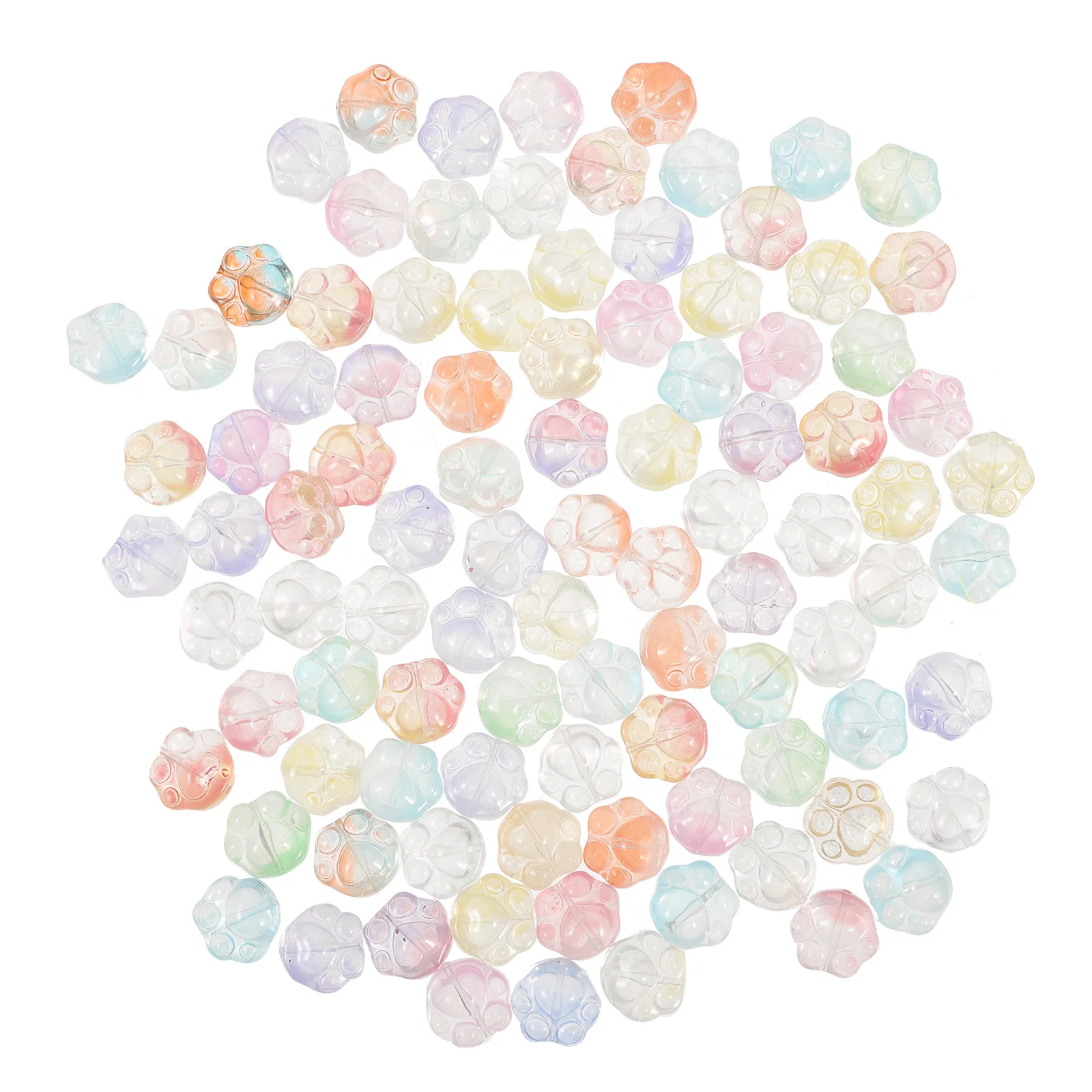 100Pcs Paw Pattern Glass Beads Smooth DIY Bracelet Necklace Craft Beads Jewelry Making Accessories DIY Jewelry Accessories
100Pcs Paw Pattern Glass Beads Smooth DIY Bracelet Necklace Craft Beads Jewelry Making Accessories DIY Jewelry Accessories