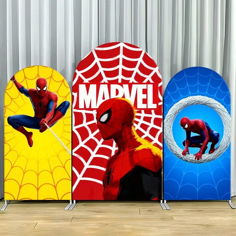Arch Backdrop Cover Single Side Spider Man Marvel Yellow Red Blue Web Party Decoration Photo Booth Background Props Room Decor
Arch Backdrop Cover Single Side Spider Man Marvel Yellow Red Blue Web Party Decoration Photo Booth Background Props Room Decor