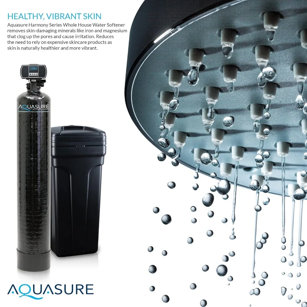 48,000 Grains Whole House Water Bundle with Automatic Digital Metered Control Softener
48,000 Grains Whole House Water Bundle with Automatic Digital Metered Control Softener