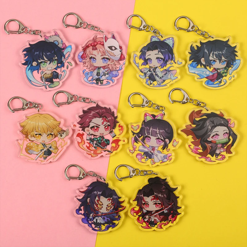 Demon Slayer doll toy Kimetsu No Yaiba Blade of Ghost Keychain Acrylic Pendant Car Key Chain Fans kids Xmas Gift Anime Toy
Demon Slayer doll toy Kimetsu No Yaiba Blade of Ghost Keychain Acrylic Pendant Car Key Chain Fans kids Xmas Gift Anime Toy