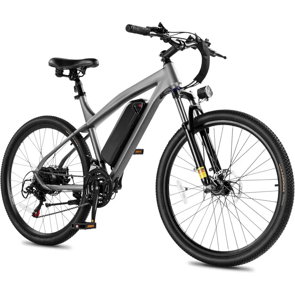 High-Speed 21-Speed Electric Adult Bike, 750/1200W, 26/27.5 Tires, Up to 22/28MPH, 50/55Miles Range, Mountain E-Bike with Fork S
High-Speed 21-Speed Electric Adult Bike, 750/1200W, 26/27.5 Tires, Up to 22/28MPH, 50/55Miles Range, Mountain E-Bike with Fork S