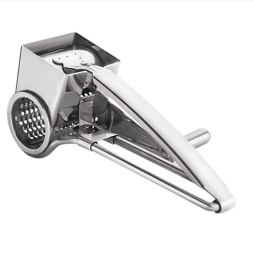 Rotary Cheese Grater Stainless Steel Kitchen Tool Shredder Slicer Silver Dishwasher Safe Lightweight For Cheese
Rotary Cheese Grater Stainless Steel Kitchen Tool Shredder Slicer Silver Dishwasher Safe Lightweight For Cheese