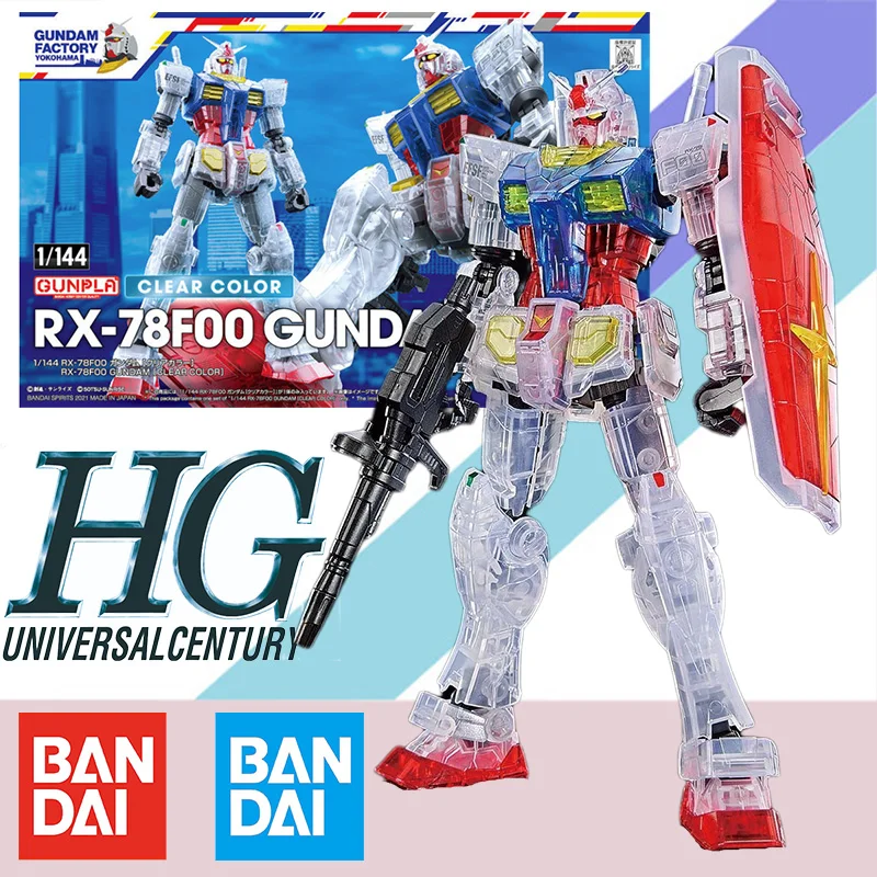 Bandai Original 1/144 HG UNIVERSALCENTURY RX78F00 GUNDAM CLEAR COLOR Anime Action Figure Assembly Model Kit Toy Gift for Kid
Bandai Original 1/144 HG UNIVERSALCENTURY RX78F00 GUNDAM CLEAR COLOR Anime Action Figure Assembly Model Kit Toy Gift for Kid