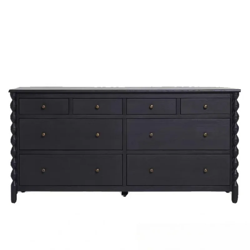 Solid wood French retro black chest bedroom living room hotel bed and breakfast locker decorative cabinet drawer cabinet
Solid wood French retro black chest bedroom living room hotel bed and breakfast locker decorative cabinet drawer cabinet