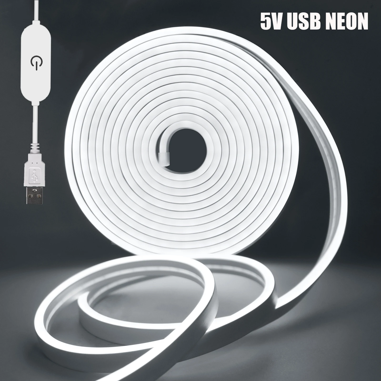 Светодиодный неоновый свет с регулируемой яркостью, 5 В, USB, гибкая светодиодная лента, 6x12 мм, водонепроницаемая неоновая лента, 2835, 120 светодиодов, белый, теплый, натуральный
Светодиодный неоновый свет с регулируемой яркостью, 5 В, USB, гибкая светодиодная лента, 6x12 мм, водонепроницаемая неоновая лента, 2835, 120 светодиодов, белый, теплый, натуральный