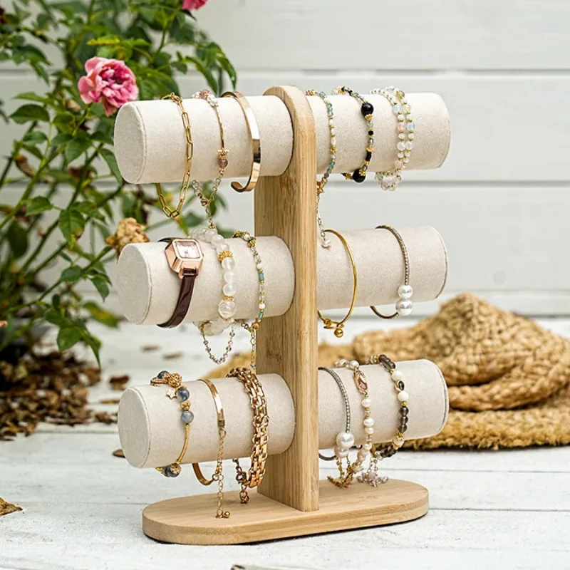 DIY Three Layers Rack Organizer Wood Jewelry Bracelet Storage Display Chain Watch Hard Stand Holder Woman Assemble
DIY Three Layers Rack Organizer Wood Jewelry Bracelet Storage Display Chain Watch Hard Stand Holder Woman Assemble