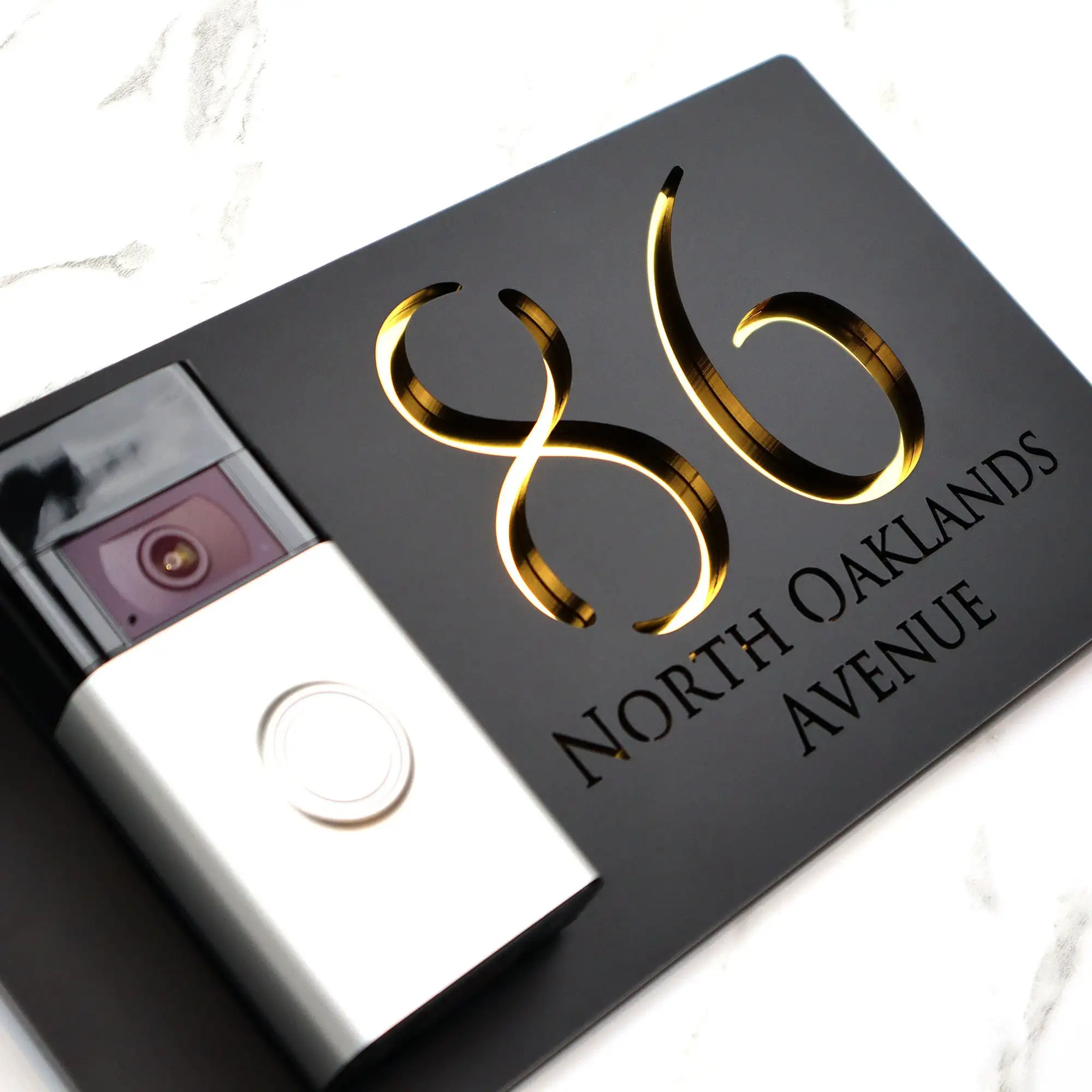 Big Size Custom Ring Nest Video Wifi Bell Mounting Plate Laser Cut Matt Black & Silver Mirror Floating House Sign
Big Size Custom Ring Nest Video Wifi Bell Mounting Plate Laser Cut Matt Black & Silver Mirror Floating House Sign
