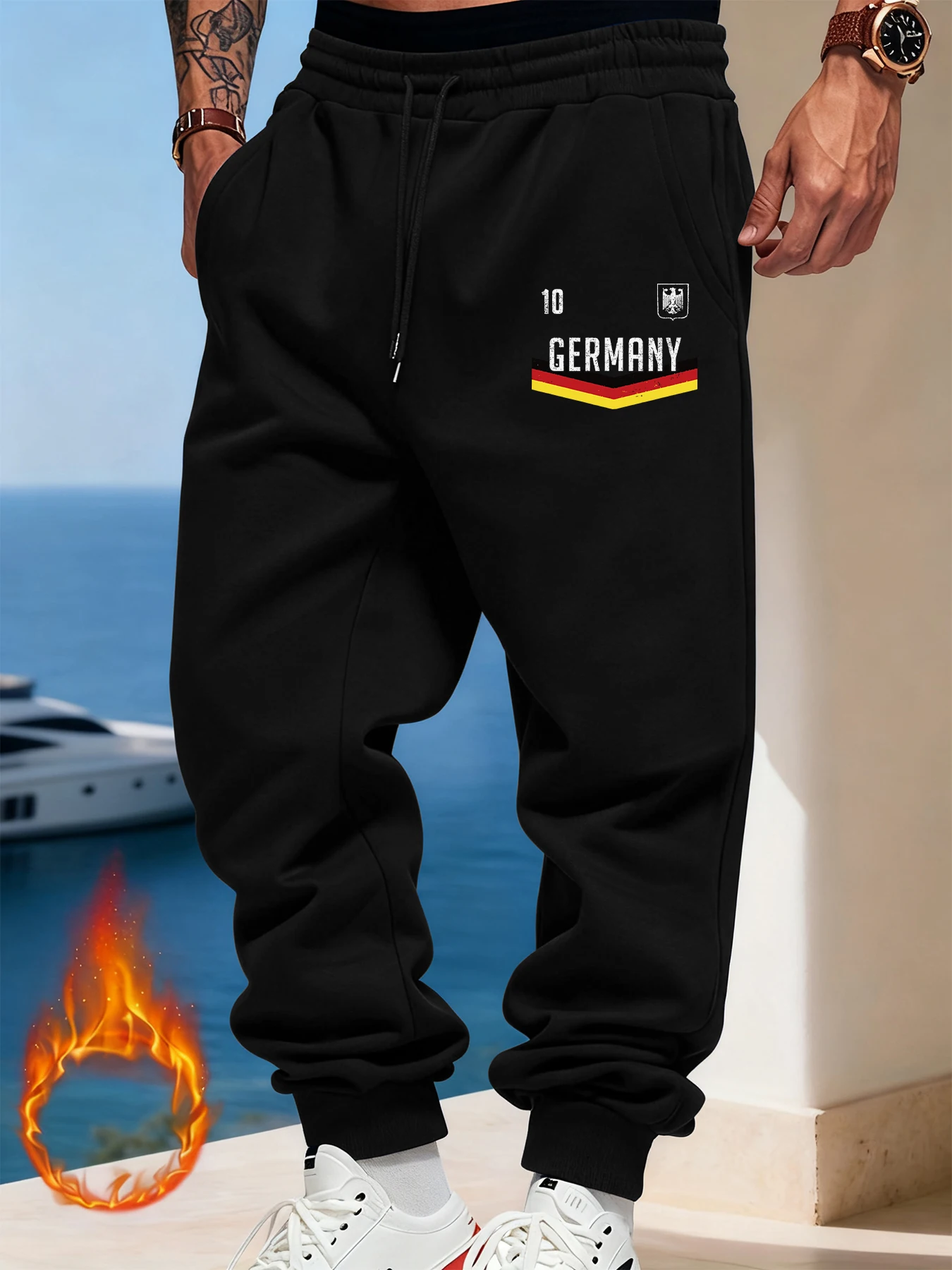 Germany Letter Print Autumn Mans Sweatpants Warm Casual Britches Joggers Street Long Pants Pocket Hip Hop All-Match Trousers
Germany Letter Print Autumn Mans Sweatpants Warm Casual Britches Joggers Street Long Pants Pocket Hip Hop All-Match Trousers