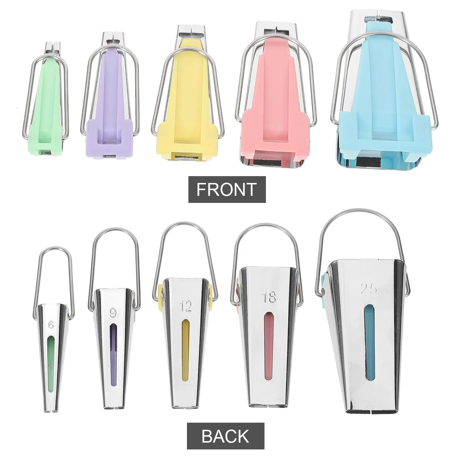 5Pcs Multi-Function Quilting Tools Bias Tape Maker Kit Easy to Use for Sewing and Fabric Binding Bias Tape Maker
5Pcs Multi-Function Quilting Tools Bias Tape Maker Kit Easy to Use for Sewing and Fabric Binding Bias Tape Maker