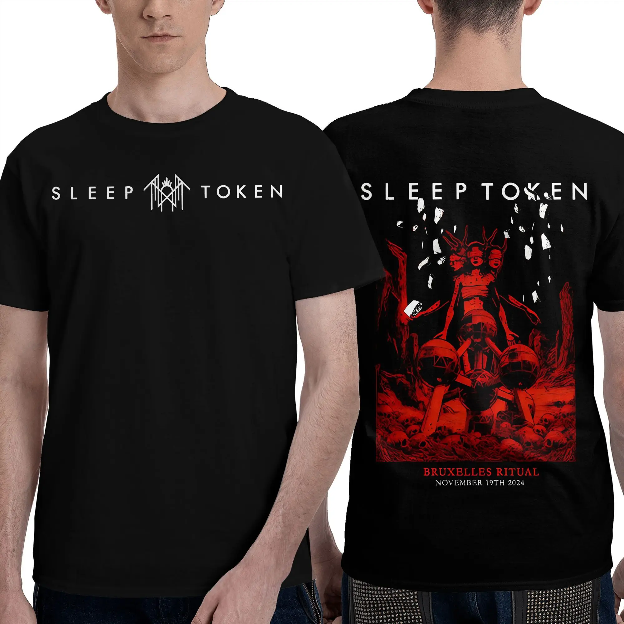 Sleep Heavy Band Tokens T Shirt for Men Cotton Leisure T-Shirts Round Collar Tees Short Sleeve Clothes 4XL 5XL 6XL
Sleep Heavy Band Tokens T Shirt for Men Cotton Leisure T-Shirts Round Collar Tees Short Sleeve Clothes 4XL 5XL 6XL