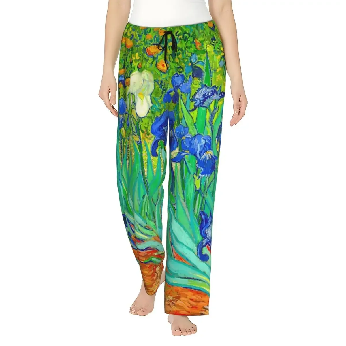 Custom Vincent Van Gogh Irises Art Flowers Women Pajama Pants Lounge Sleep Sleepwear Bottoms with Pockets
Custom Vincent Van Gogh Irises Art Flowers Women Pajama Pants Lounge Sleep Sleepwear Bottoms with Pockets