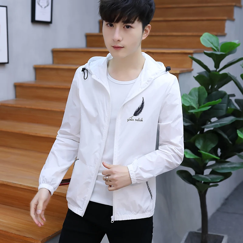 Мужская ультратонкая дышащая солнцезащитная куртка для активного отдыха с капюшоном на молнии, приталенная, повседневная, из полиэстера
Мужская ультратонкая дышащая солнцезащитная куртка для активного отдыха с капюшоном на молнии, приталенная, повседневная, из полиэстера