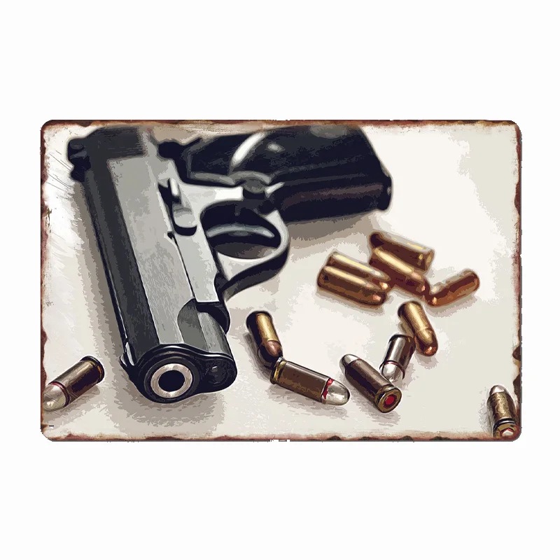 Gun Handgun Military Pistol Metal Plaque Pub Garage Plates Pub Vintage Tin Sign Poster Bar Wall Decor
Gun Handgun Military Pistol Metal Plaque Pub Garage Plates Pub Vintage Tin Sign Poster Bar Wall Decor