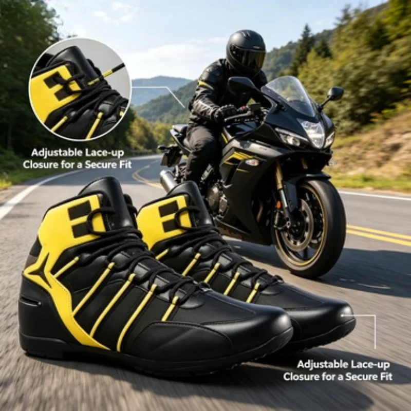 Waterproof Riding Racing Boots Protection Motorcycle Shoes Off-road Anti-slip Protection Gear Shift Sneakers Motorcycle Boots
Waterproof Riding Racing Boots Protection Motorcycle Shoes Off-road Anti-slip Protection Gear Shift Sneakers Motorcycle Boots