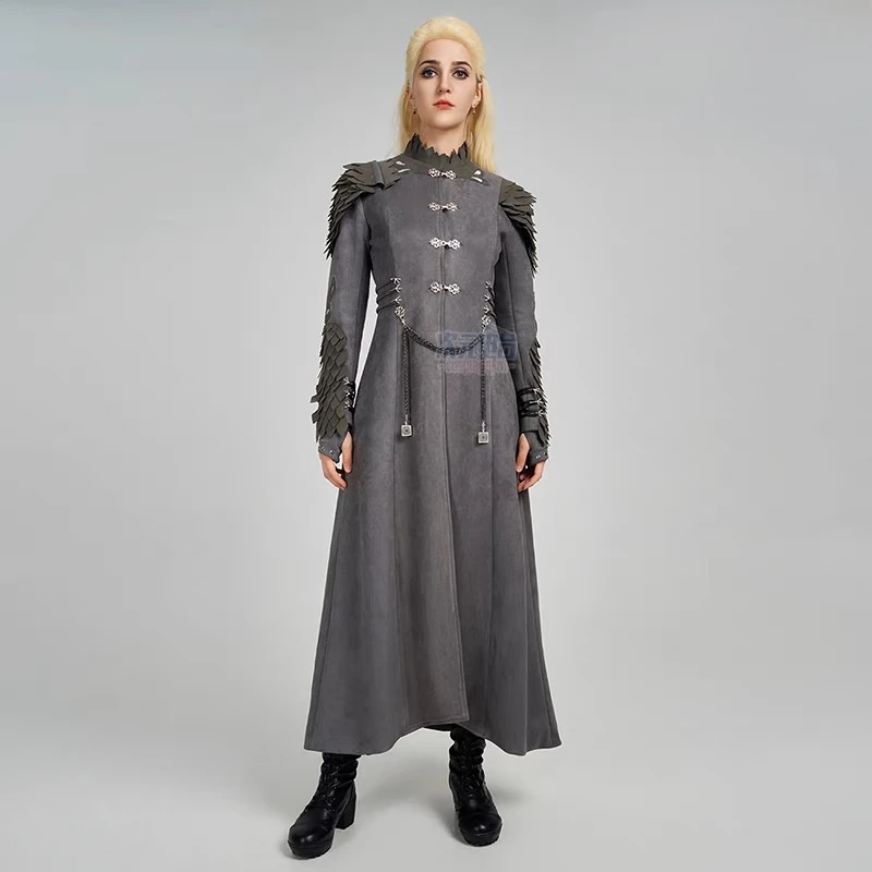 Women Targaryen Cosplay Costume Long Coat and Pants with Gloves Earrings Suit Halloween Carnival Party Disguise Outfits Gown
Women Targaryen Cosplay Costume Long Coat and Pants with Gloves Earrings Suit Halloween Carnival Party Disguise Outfits Gown
