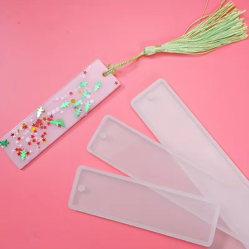 The New 6 Pcs/Set Rectangle Silicone Bookmark Mold DIY Bookmark Mould Making Epoxy Resin Jewelry Craft Transparent Mold
The New 6 Pcs/Set Rectangle Silicone Bookmark Mold DIY Bookmark Mould Making Epoxy Resin Jewelry Craft Transparent Mold