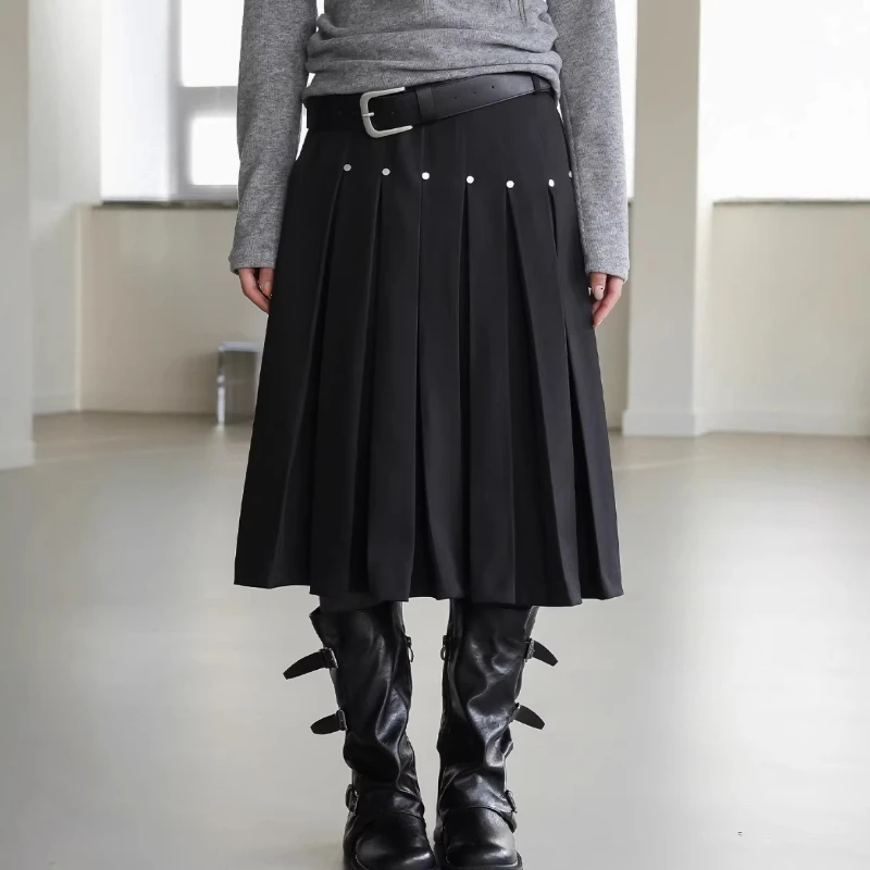 2026 Spring/Summer Design Hot Sale Personalized Street Style Rivet Hundred Fold Elastic Waist Half Body Long Dress for Women
2026 Spring/Summer Design Hot Sale Personalized Street Style Rivet Hundred Fold Elastic Waist Half Body Long Dress for Women