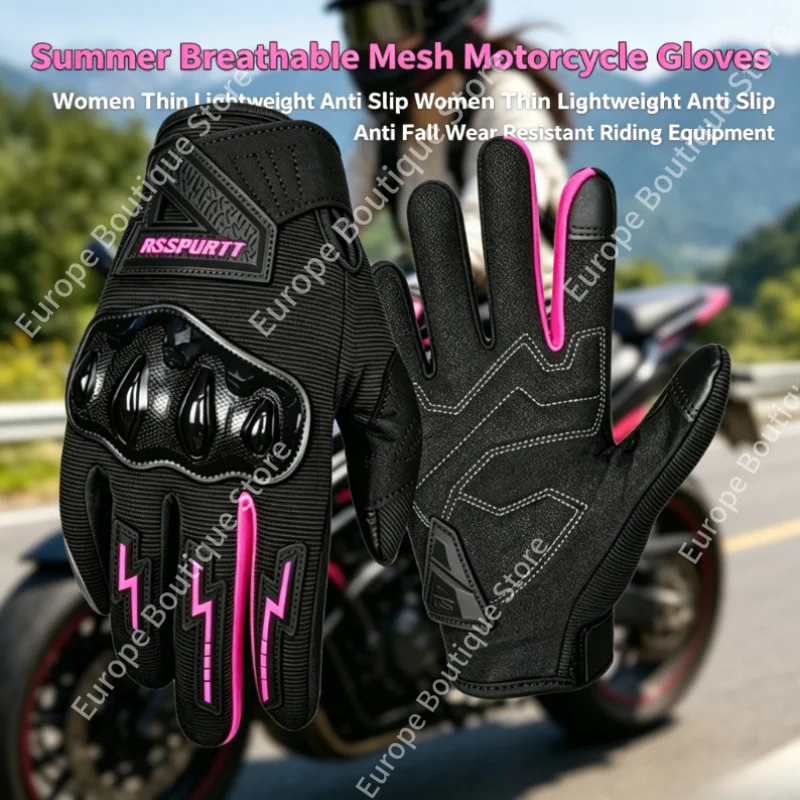 2026 NEW Women Summer Breathable Mesh Motorcycle Gloves Thin Lightweight Anti Slip Anti Fall Wear Resistant Riding Gear
2026 NEW Women Summer Breathable Mesh Motorcycle Gloves Thin Lightweight Anti Slip Anti Fall Wear Resistant Riding Gear