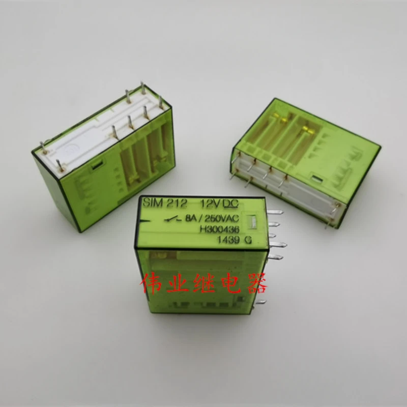 (Second-hand)1pcs/lot 100% original genuine relay:SIM212 12VDC safety relay 8pins
(Second-hand)1pcs/lot 100% original genuine relay:SIM212 12VDC safety relay 8pins